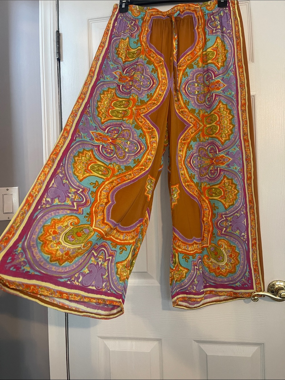 Rachel Zoe Boho wide Leg Flowy Pants - Picture 2 of 6